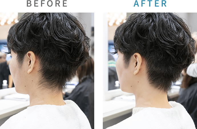 before after