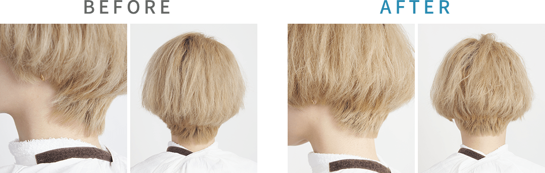 before after