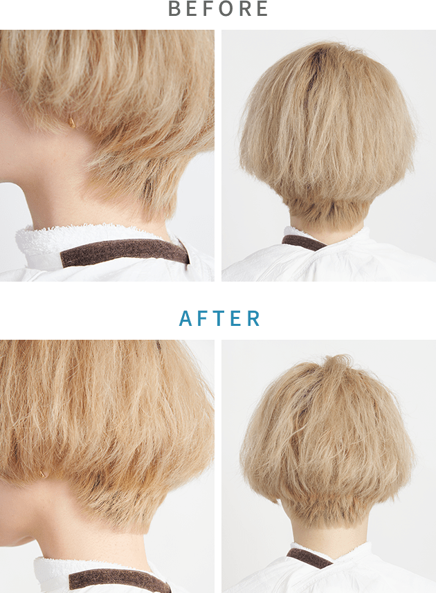 before after