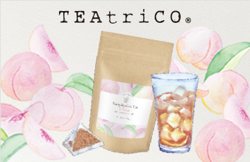 「TEAtriCO」からみずみずしい白桃の甘い香りが広がる水出しルイボスティー限定発売！