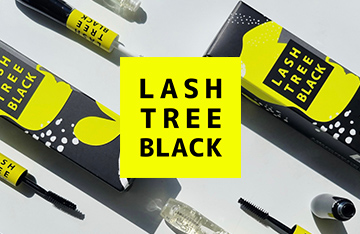 束感×ツヤ感×発色【LASH TREE BLACK】2in1タイプの韓国コーティング