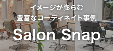 イメージが膨らむ豊富なコーディネイト事例「Salon Snap」