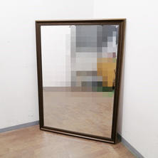 木製枠壁付けミラー