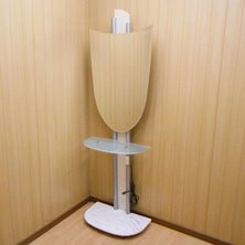 片面 自立 ドレッサー ミラー