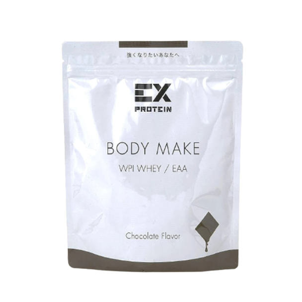 EX-BODY　360gの卸・通販　チョコレート風味　MAKE　ホエイプロテイン　WPI　ビューティガレージ