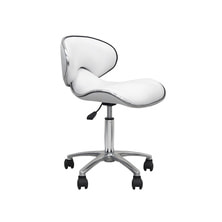 【アウトレット】Relax shell（リラックスシェル）スツールⅡ（お掃除キャスター仕様）ホワイト