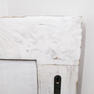 アンティーク木製枠 壁付けミラー ホワイト 7