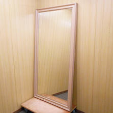 大型 壁 立て掛け ミラー  H1800