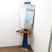 ミラー オオヒロ オルロ 壁付けドレッサー ブルー