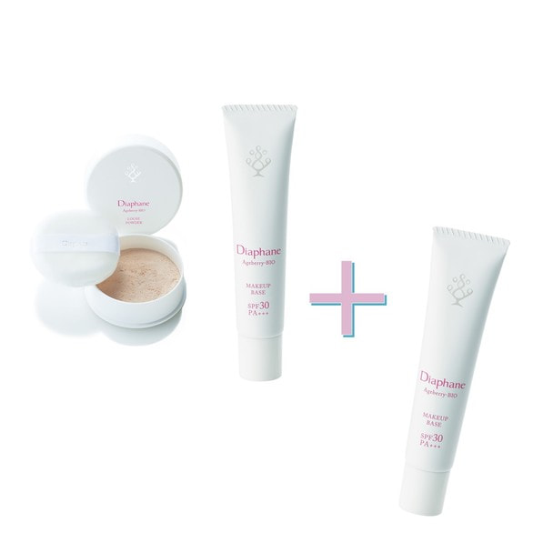 ディアファーヌアジュベリービオ フェイスパウダー＋メイクアップベース【＋1プレゼント】
