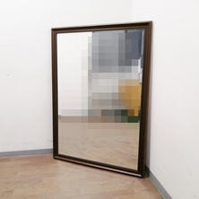 木製枠壁付けミラー