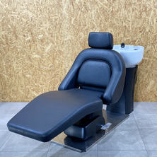 【中古】ビュティガレージ　バックシャンプー『RUBINO（ルビノ）BASIC DELUXE（回転タイプ）』ブラック