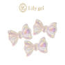 Lily gel オーロラリボンパーツ ピンク [LG80002]