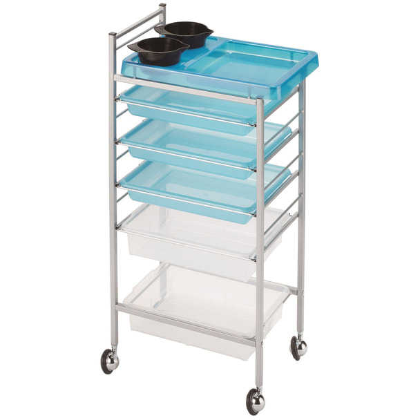 C-328ヘアカラーワゴン（ブルー） 1