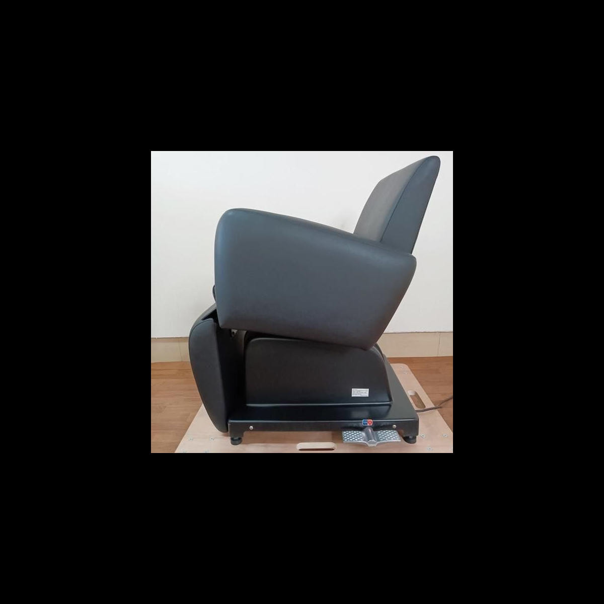 ◯②ビューティガレージ ALVIN-Sofa 電動シャンプーチェア 電動シャンプーチェア ALVIN-Sofa【レッグレスト連動タイプ】ブラック