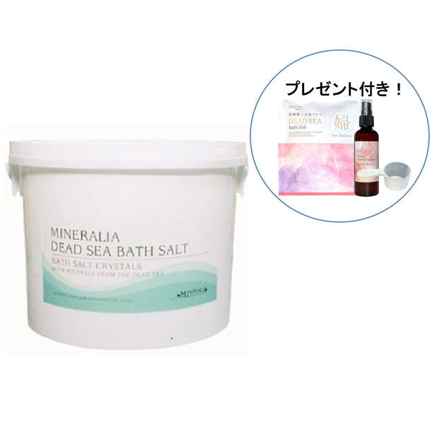 ミネラリア デッドシーバスソルト ナチュラル 5kg（バケツ入り）の卸