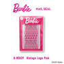 Barbie ネイルシール NS02P ビンテージロゴ ピンク 1