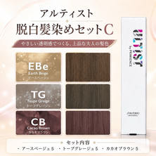 アルティスト 脱白髪染めセットC