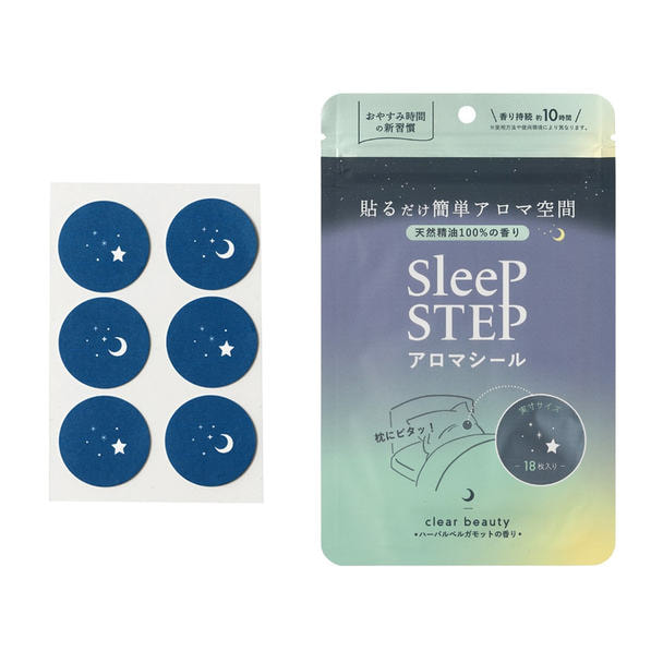 SLEEPSTEP アロマティックシール クリアビューティー 18枚入り 1