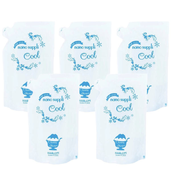 ハイグレード ナノサプリ クレンジングシャンプー クール 800ml×5