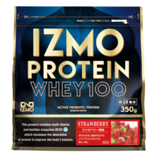 IZMO イズモ ホエイプロテイン ストロベリー 350g（約18食分）