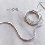 NOVEL（ノヴェル）Schlank chain（bright silver） 1