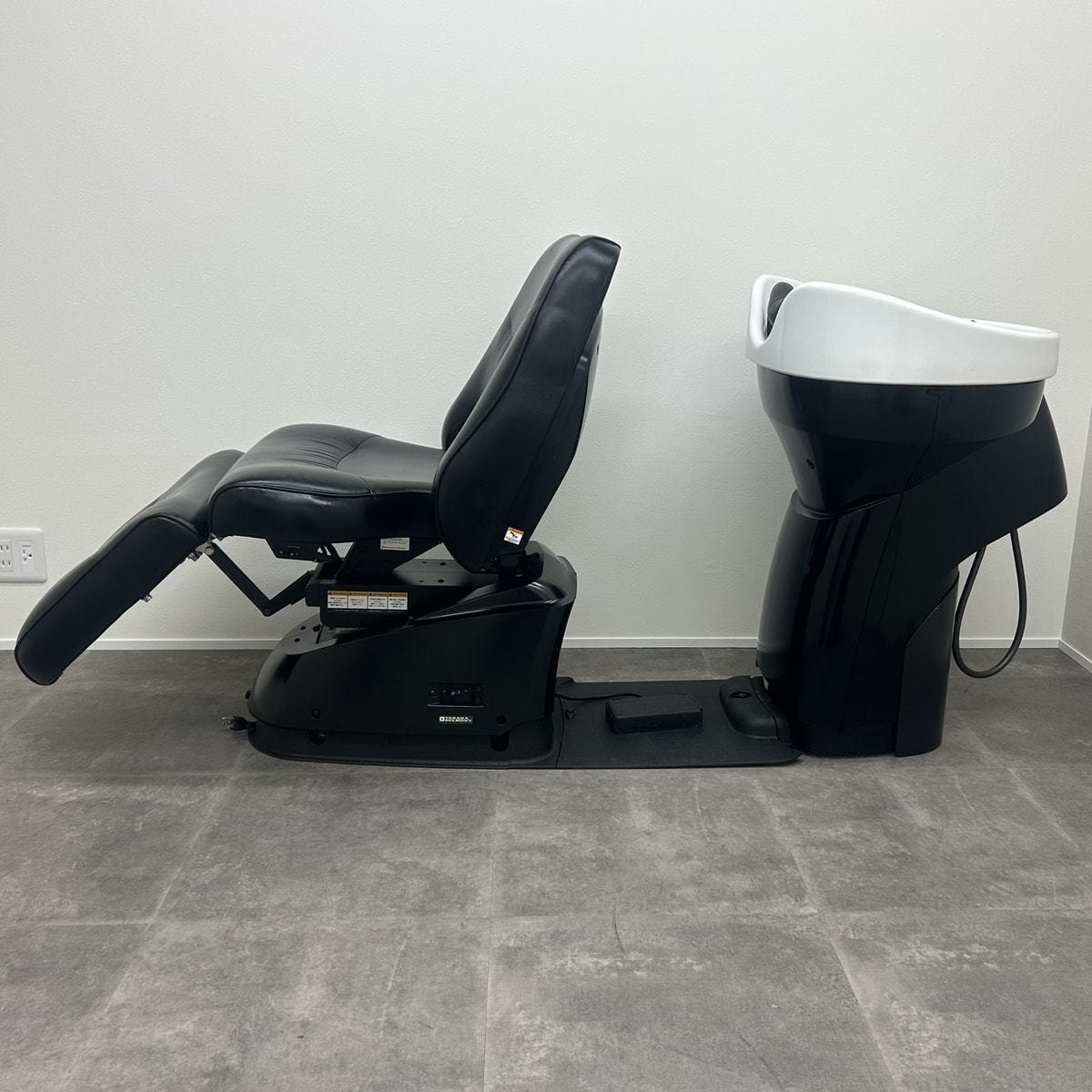 タカラベルモントユメエスポワール YUME ESPOIR サイドボウル レッグレスト連動 | シャンプー機器