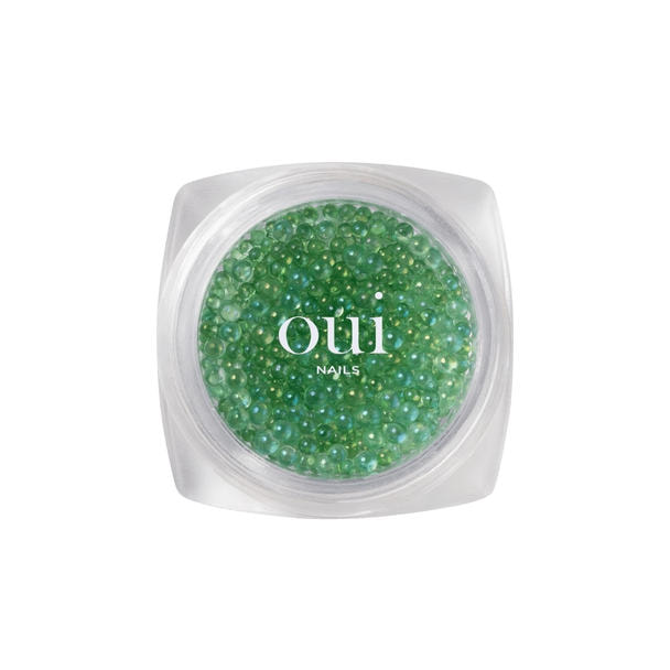 oui nails ガラスブリオン エメラルド