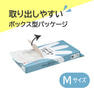 NO.846きれいな手 つかいきりグローブ 100枚入（半透明）Mサイズ 2