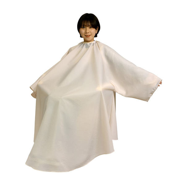 エクセル No.8212 ワッシャーワイドカットドレス アイボリー