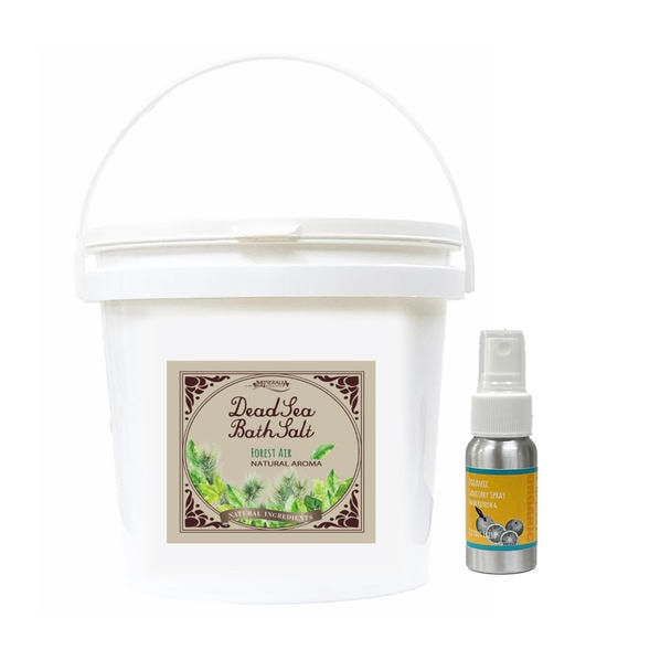 ミネラリア デッドシーバスソルト フォレストエアー 1.8kg【プレゼント付き】