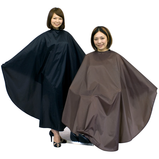 エクセル NO.4325 ロングandワイドヘアダイクロス（袖無） ブラック 1