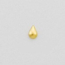 リトルプリティー スタッズしずく（1.5&times;2mm）ゴールド 50個入 