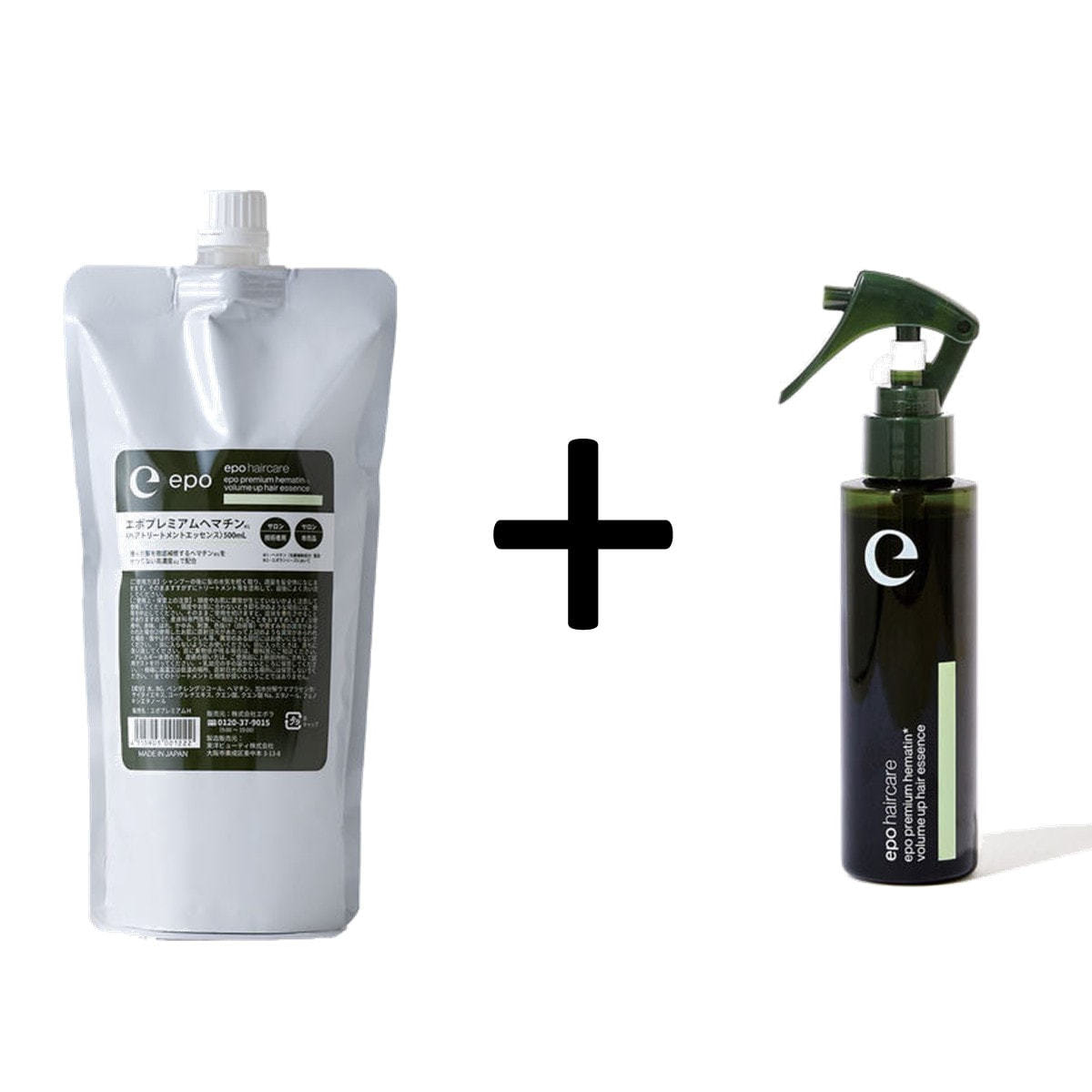 エポプレミアムヘマチン　スプレーミスト120mlと詰め替え500ml エポプレミアムヘマチン スプレーミスト120mlと詰め替え500ml