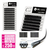 【BL】レーザーエクステ ミンク[Lカール 太さ0.15 長さ7-14MIX]