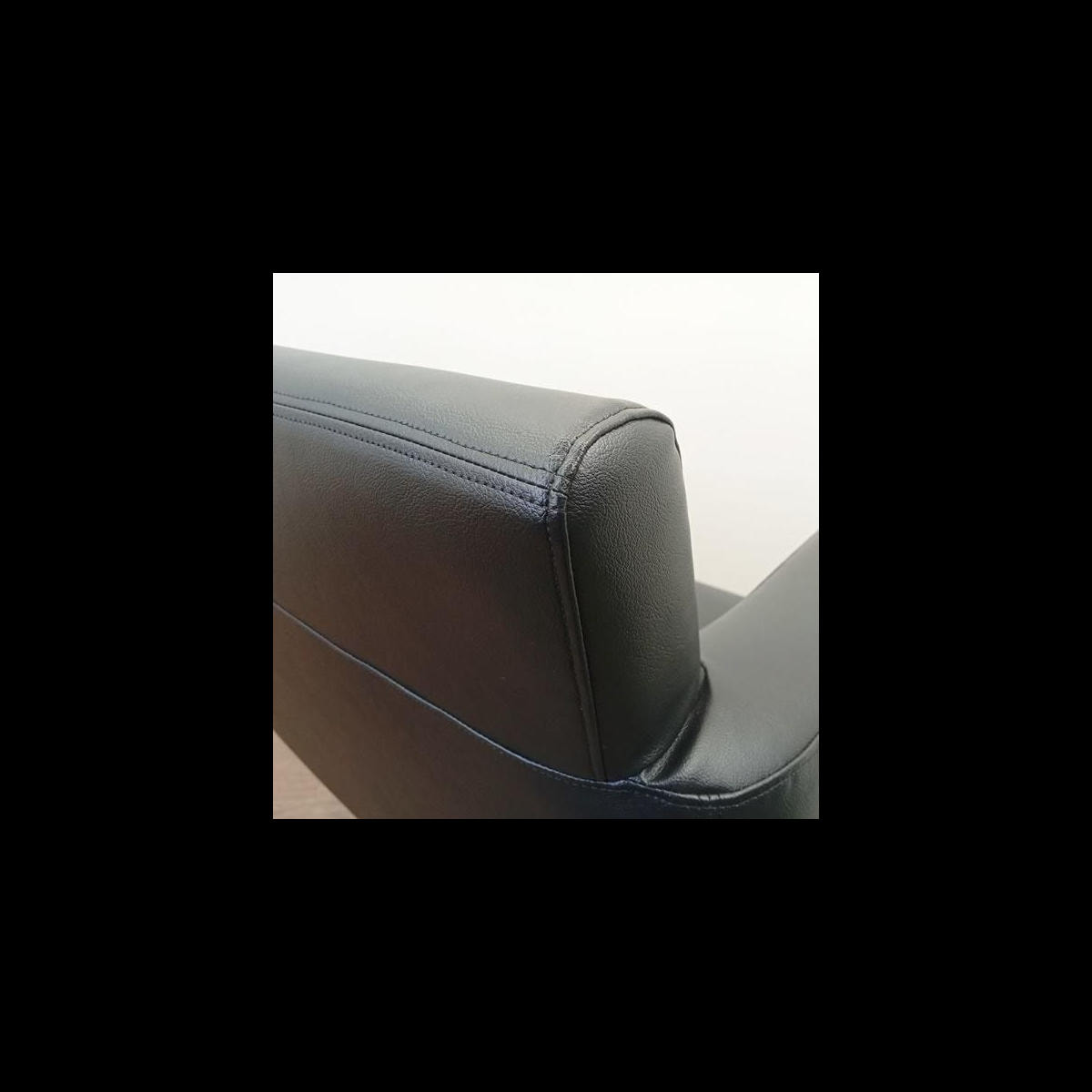 タカラベルモント Coff コフ ブラック アルミバー付 新品レザー張替済