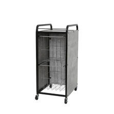 移動式タオルストッカーキャビネット　モルタル