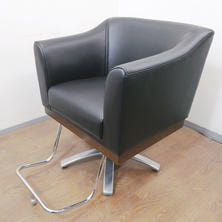 タカラベルモント スタイリングソファ タイプA ブラック 新品レザー張替済 タカラベルモント スタイリングソファ タイプA ブラック 新品レザー張替済