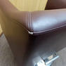 タカラベルモント STYLING SOFA TYPE A スタイリングソファ タイプA ブラウン 丸ベース アルミバー付 8