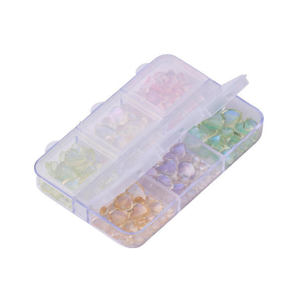 Simplicity（シンプリシティ）パステルハートパーツ 6色セット 1