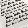 Barbie ネイルシール NS01B ブラック 2