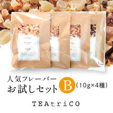 ティートリコ 人気フレーバーお試しセット B （10g&times;4種）