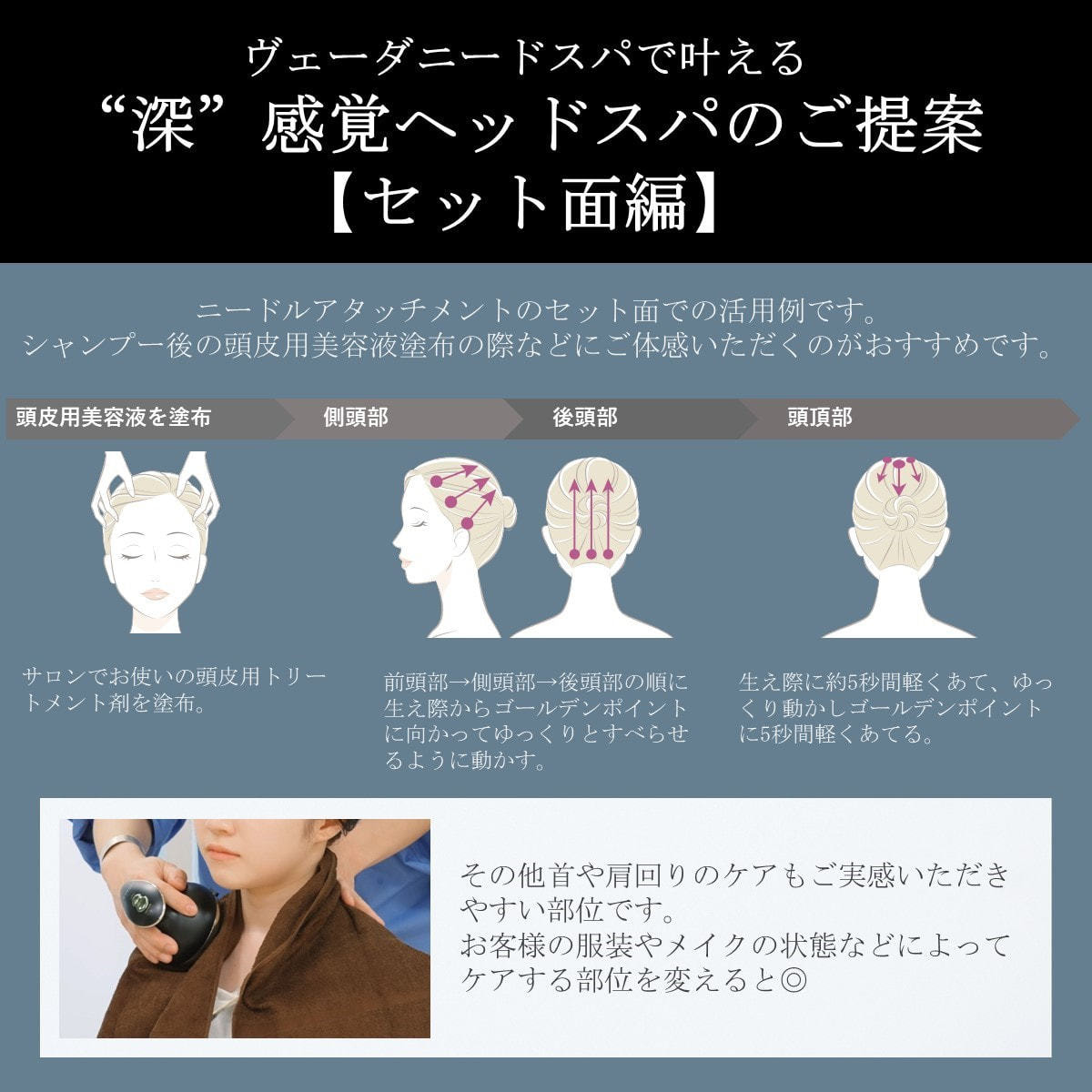 ヴェーダニードルスパ BS for Salon≪スキャルプ＆リフトケア