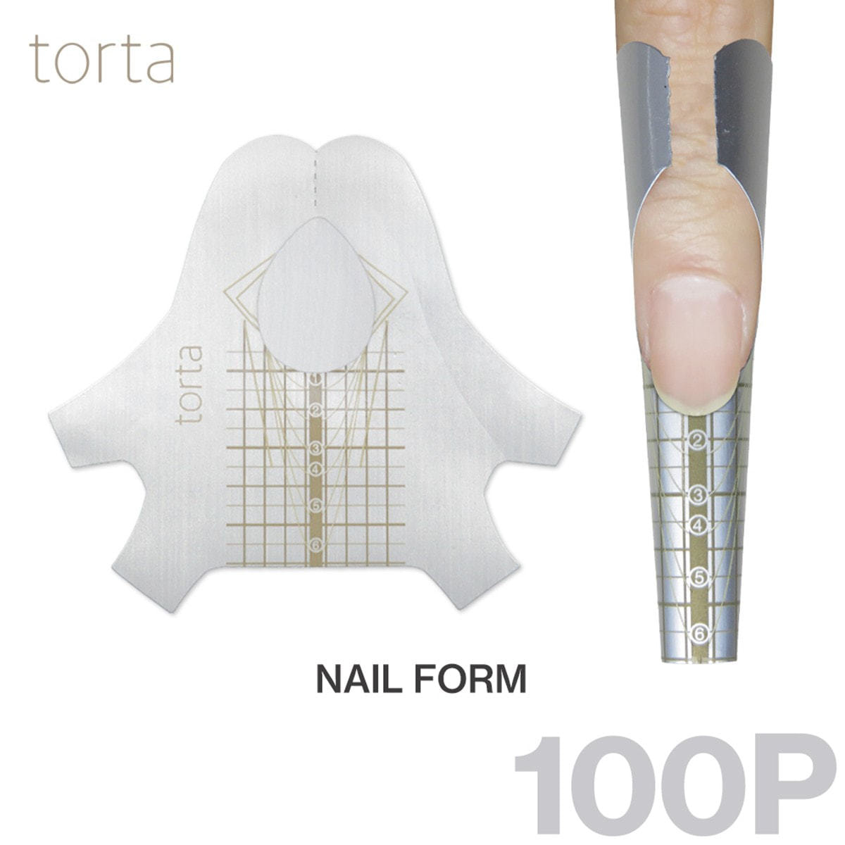 torta ネイルフォーム 100枚入りの卸・通販 | ビューティガレージ