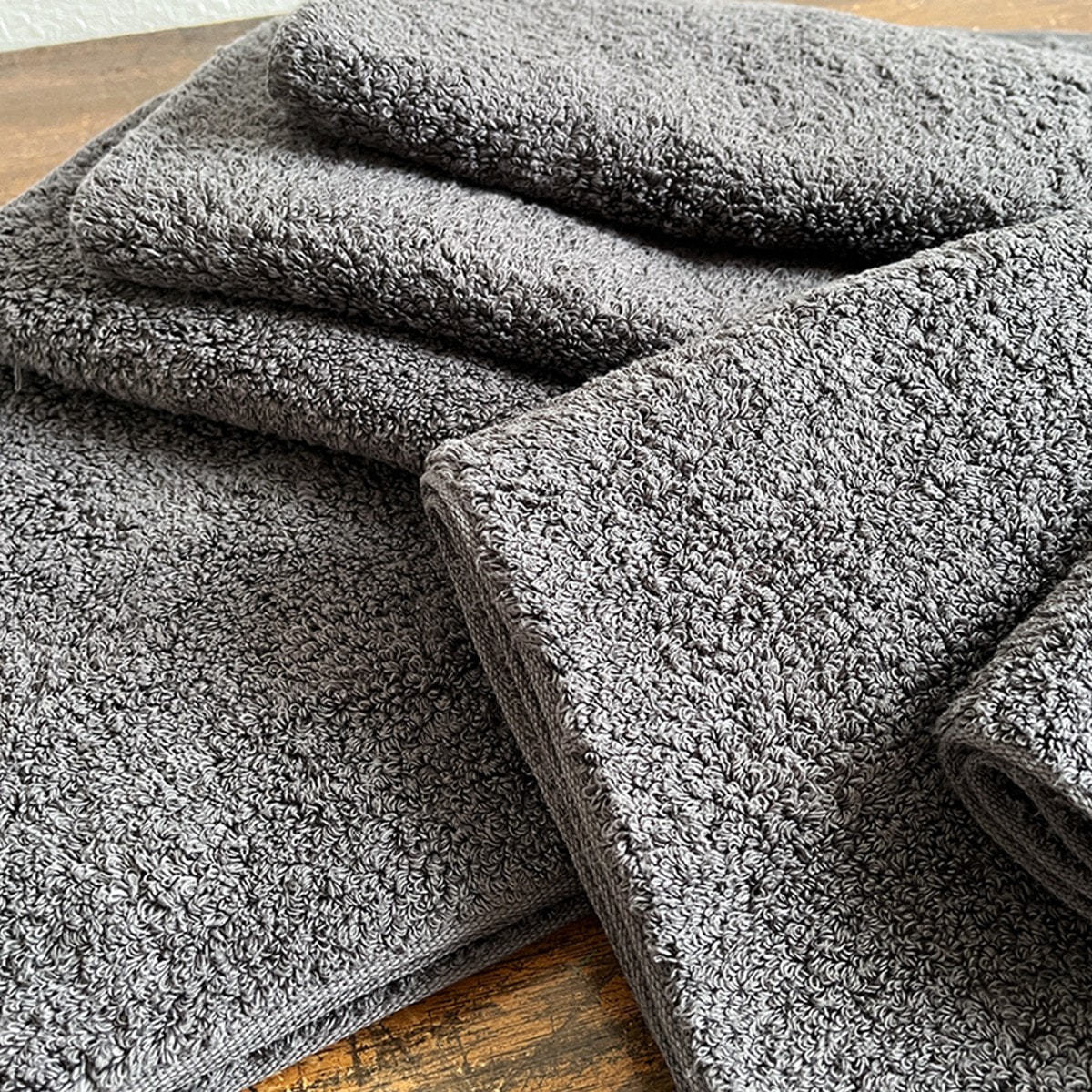 超吸水サロンワーク用タオル 6枚入り（33×90cm）ストーングレーの卸