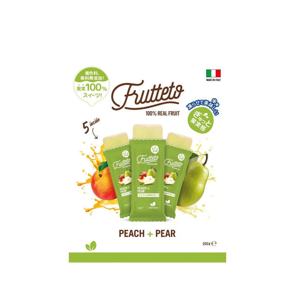 Frutteto（フルッテート）ピーチ＆ペアー 40g×5個入 1
