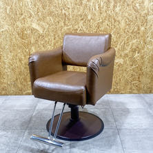 【中古】ビューティガレージ　スタイリングチェア 『 BREEZE（ブリーズ）HD-4M』キャメル