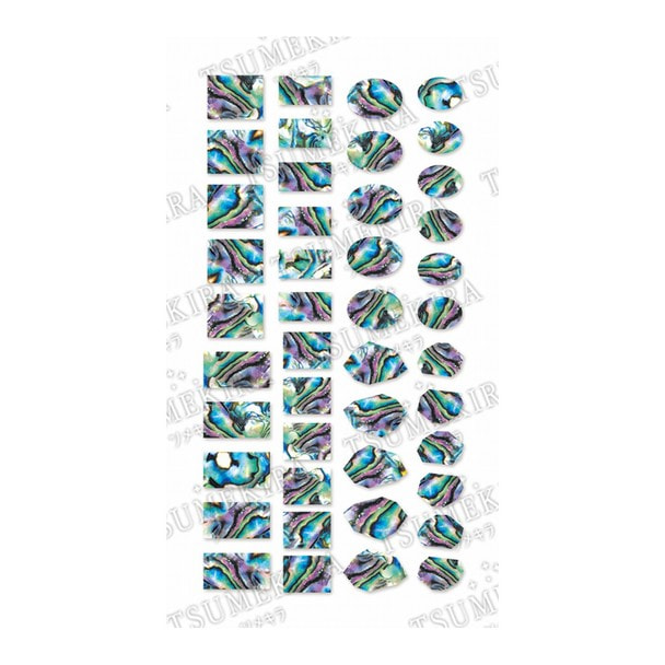 ツメキラ【noble】Hanako プロデュース6 Abalone Shell Parts NO-HNK-107（ジェル専用） 1