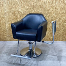 【中古】タカラベルモント　セット椅子　スタイリング ソファ II  『Morb（モーブ）/SP-YE』アシスタⅡワゴン付　ブラック