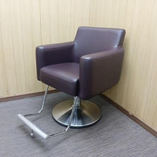 タカラベルモント スタイリングソファ２ Coff コフ ブラウン アルミバー付 丸ベース